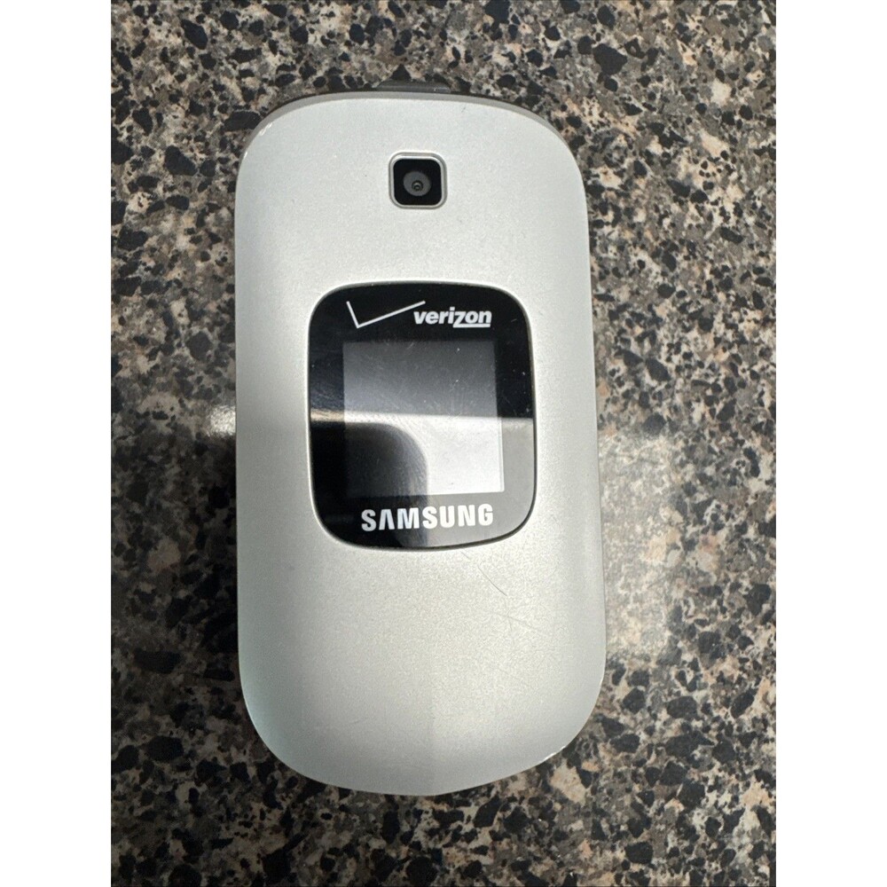 Samsung SCH-U365 Gusto 2 Verizon Flip Cellphone 32MB Storage, Gray Clamshell